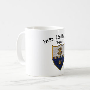 1. Bataillon, 22. Infanterie - Schale Kaffeetasse