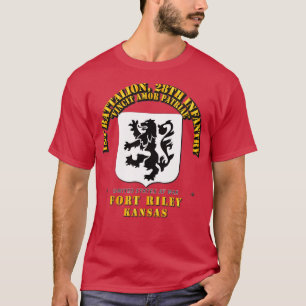 1. Bataillon 28. Infanterie Ft Riley KS T-Shirt