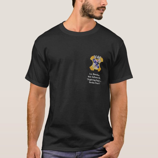 1. Bataillon, 8. Infanterie T-Shirt (Vorderseite)