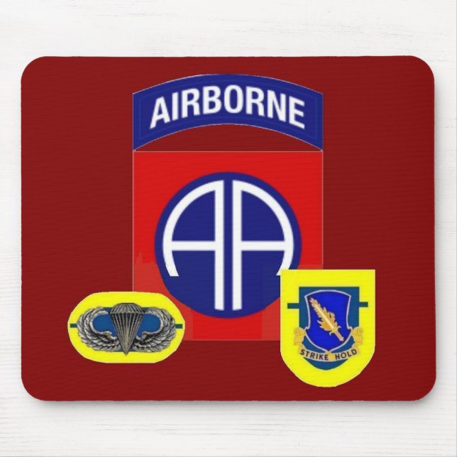 1. Bataillon (Abn) 504. Infanterie-Mousepad Mousepad (Vorne)