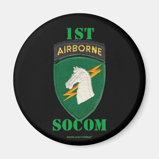 1. Befehl für besondere Operationen Socom Patch Ma Magnet (Vorne)