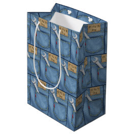 1 Beheben Sie den Typ-Schlüssel in Jean Pocket Mittlere Geschenktüte