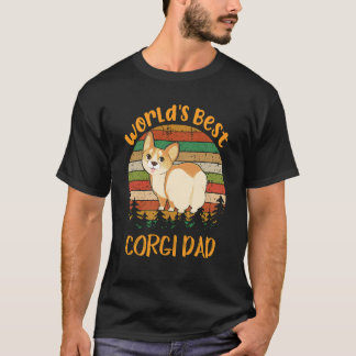 1 Bester Corgi-Vater der Welt T-Shirt