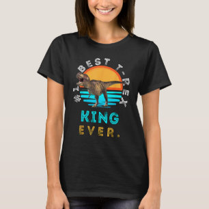1 Bester Rex King je Sunset Dinosaur Familie Match T-Shirt