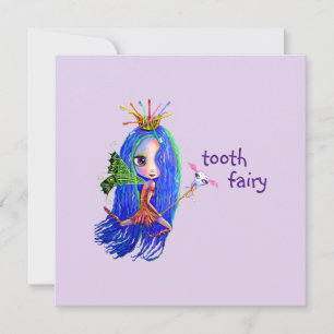 1. Besuch von der Tooth Fairy Niedlich Big Eye Dol Ankündigung