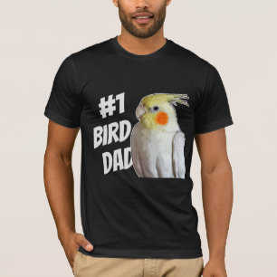 #1 Bird Vater Cockatiel Nummer Eins Birb Pater Fun T-Shirt