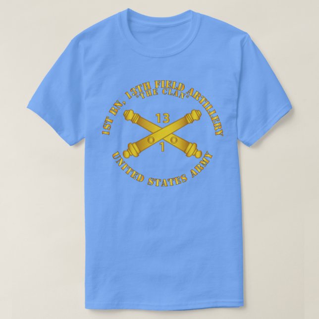 1. Bn 13. Field Artillery Regiment The Clan w Ar T-Shirt (Design vorne)