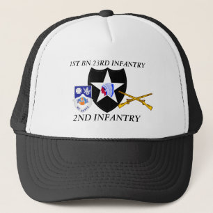 1. BN 23RD INFANTRY 2ND INFANTRY DIV. HUT TRUCKERKAPPE