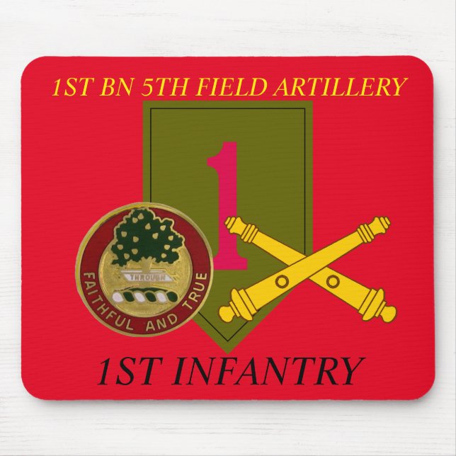 1. BN-5. FELD-ARTILLERIE-1. INFANTERIE MOUSEPAD (Vorne)