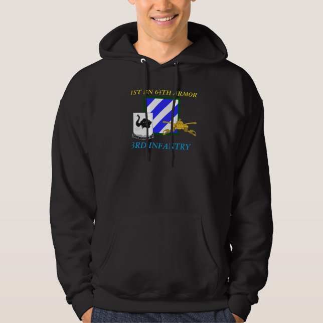 1. BN 64. ARMOR 3. INFANTRIEDIVISION HOODIE (Vorderseite)