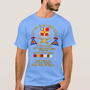 1. Bn 81. Artillerie Pershing NewUlm Deutschland w T-Shirt