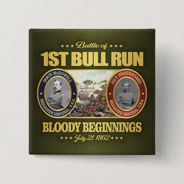 1. Bull Run (FH2) Button (Vorderseite)
