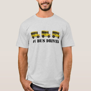 1 Busfahrer Gelbe Schulbusse Lehrer Geschenk T-Shi T-Shirt