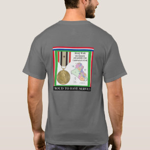 1 CAMPAIGN STAR IRAQ WAR VETERAN T-Shirt