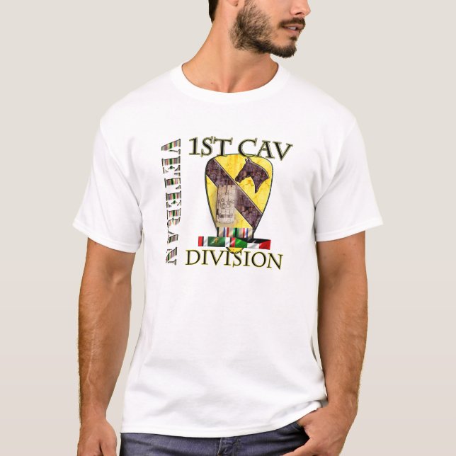 1. Cav Div. Wüstensturm-Veteran T-Shirt (Vorderseite)