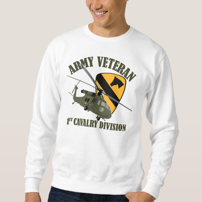 1. Cav Tierarzt - UH60 Blackhawk Sweatshirt (Vorderseite)