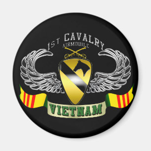1. Cavalry-Airmobile, Vietnam Magnet
