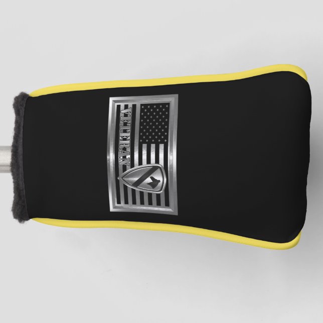 1. Cavalry Division America's "First Team Veteran Golf Headcover (Vorderseite)