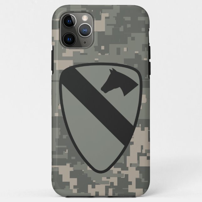 1. Cavalry Division iPhone Case ACU (Rückseite)