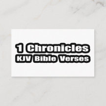 "1 Chronicles KJV Bible Verses" Text