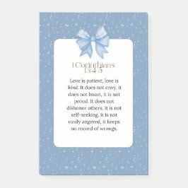 1 corinthians 13 4 5, love is patient love is kind post-it klebezettel