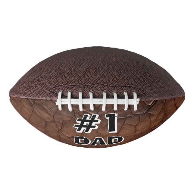 #1 Dad Leather-look Football (Vorderseite)