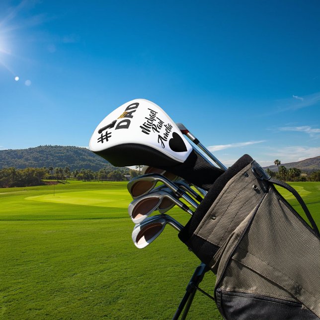 #1 Dad Love Personalized Golf Head Cover Headcover (Von Creator hochgeladen)