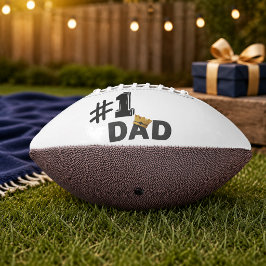 #1 Dad Personalisierter Fußball Football