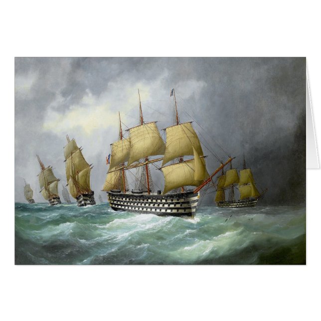 1. Dampfkriegsschiffe 1884 (Vorderseite (Horizontal))