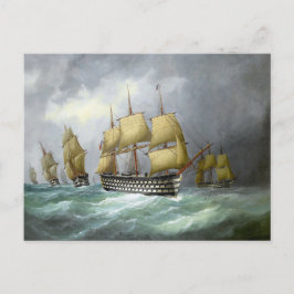 1. Dampfschlachten 1884 Postkarte