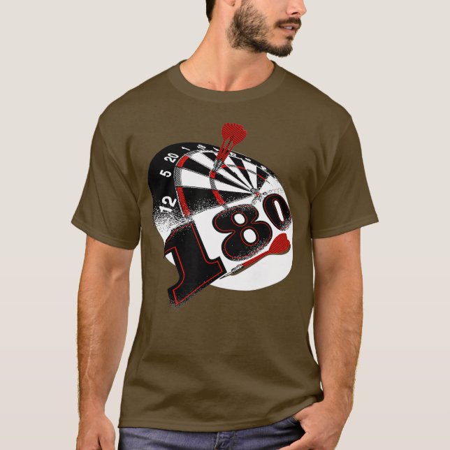 1 Darts Höchster Ton T-Shirt (Vorderseite)