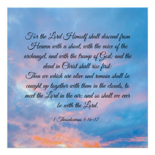 1 Das. 4:16-17 Poster