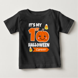 1. das Halloween-Shirt des kundenspezifischen Baby T-shirt