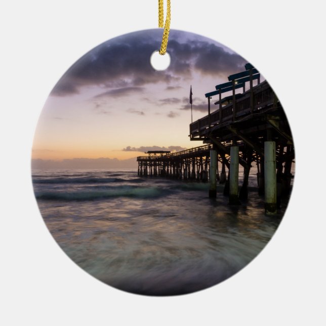 1. Dawn Cocoa Pier Keramikornament (Vorne)