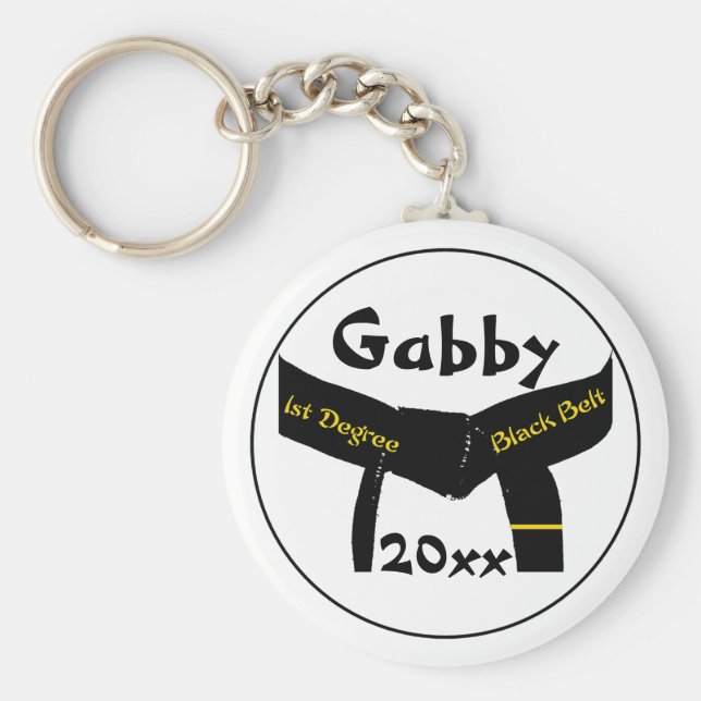 1. Degree Black Belt Schlüsselanhänger (Vorne)