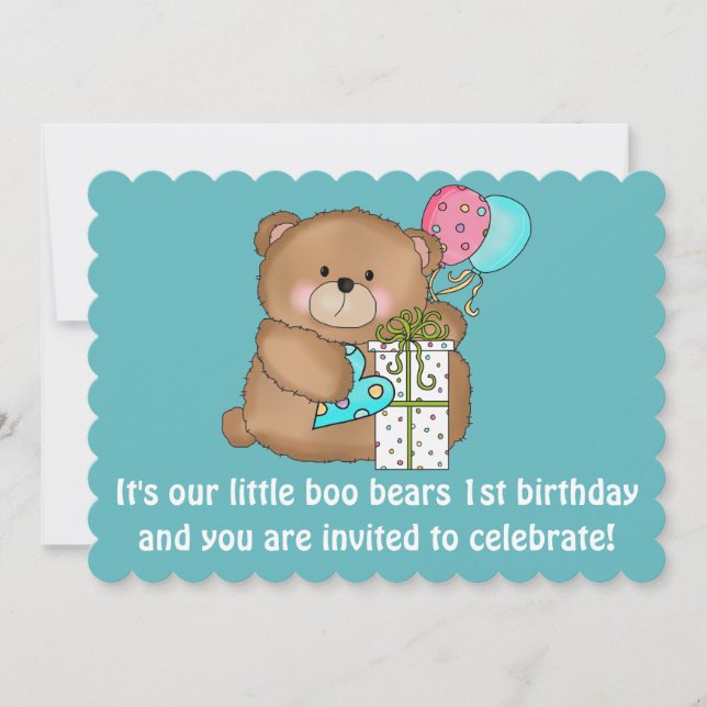 1. der Geburtstags-Party Einladung wenigen (Vorderseite)