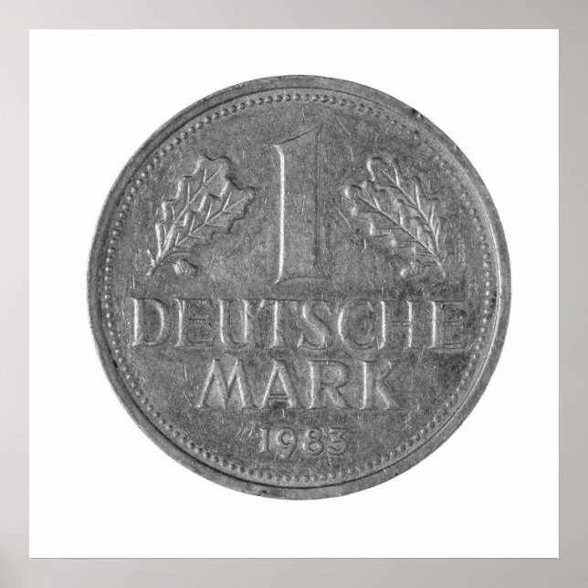 1 Deutsche Mark , Deutschland Poster (Vorne)