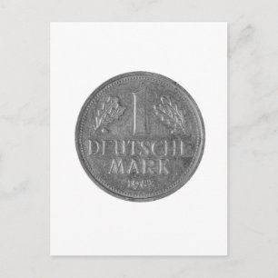1 Deutsche Mark , Deutschland Postkarte