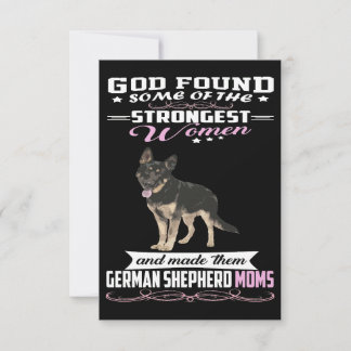 1 Deutsche Schäferhund-Mama Gott fand einige der S Save The Date
