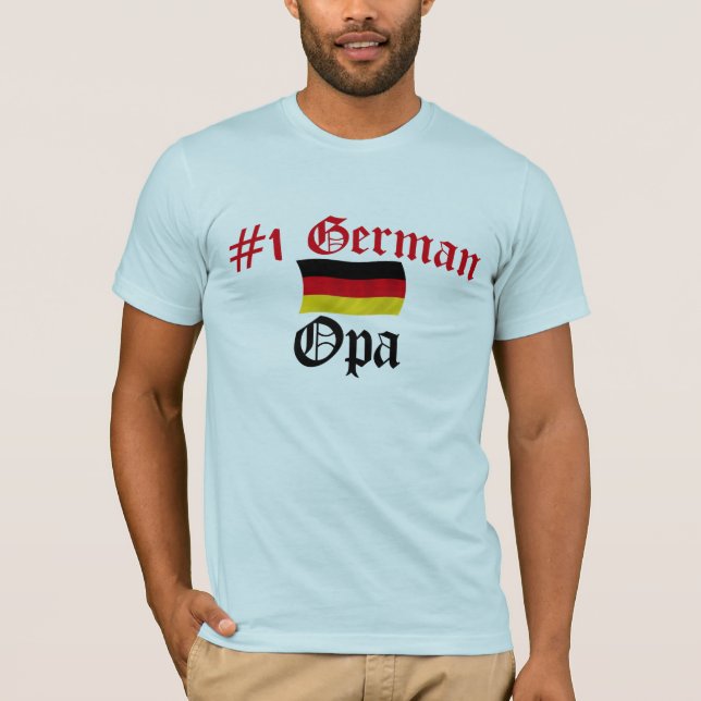 #1 Deutscher Opa T-Shirt (Vorderseite)