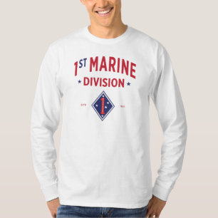 1. Division Marine - United Staaten Military Long T-Shirt