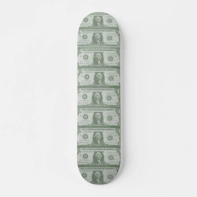 1 Dollar Bill Skateboard (Vorne)