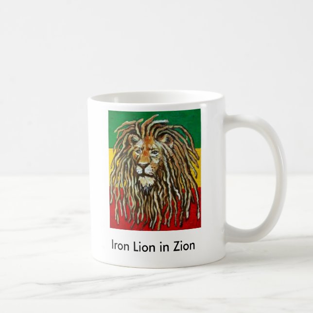 1, Eisen-Löwe in Zion Tasse (Rechts)