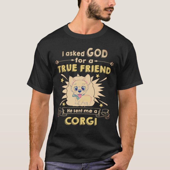 1 Er schickte mir einen Corgi T-Shirt (Vorderseite)