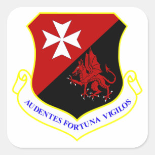 1 ERS-Abziehbild, groß Quadratischer Aufkleber