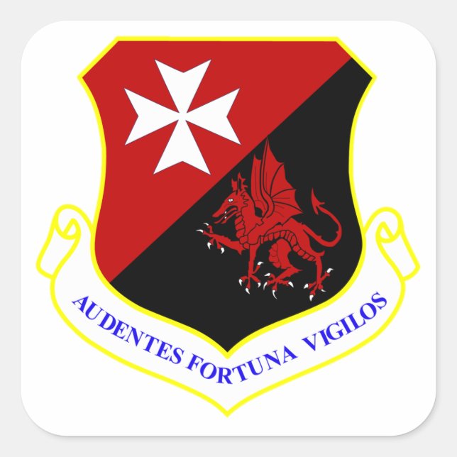 1 ERS Decal, groß Quadratischer Aufkleber (Vorderseite)