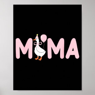 1. Erster Geburtstag Eine Alberne Gans Mama Famili Poster