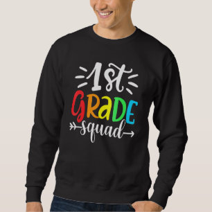 1. Erstklässler-Trupp Schüler Lehrer Zurück zur Sc Sweatshirt