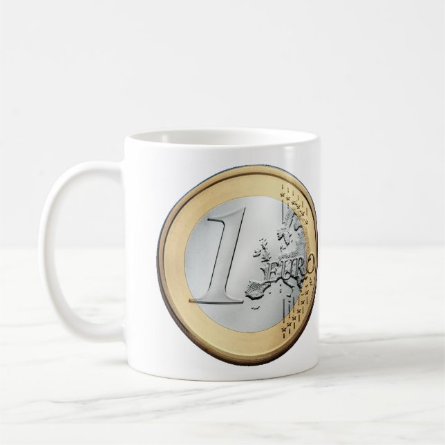 1 Euromünze Tasse (Links)