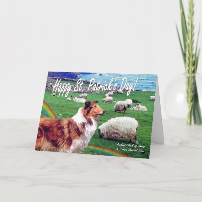 1. Fantastische Irland-Küsten-St Patrick Karte (Vorderseite)